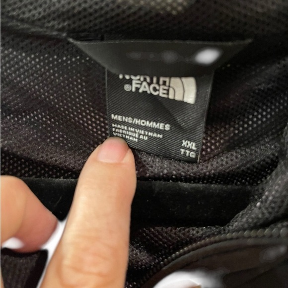 North Face Men’s Jacket Black Windbreaker Hooded Lightweight Polyester Size: 2XL - Picture 6 of 7